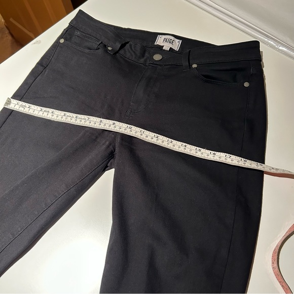 PAIGE, “Verdugo Ankle”, Black Jeans, Distressed, Size 31 - Picture 10 of 12